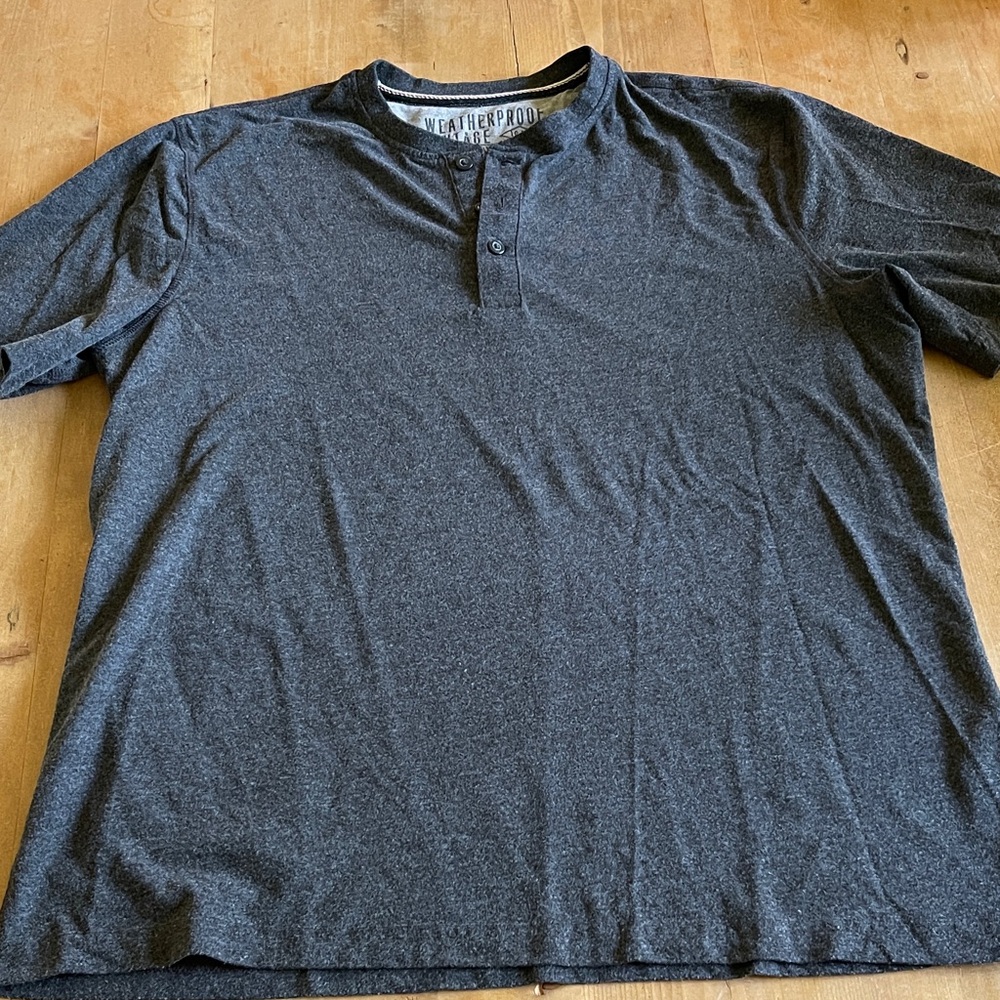 Weatherproof The Vintage Henley 3 Button XL